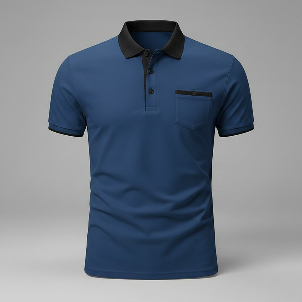 Elegant Long Sleeve Polo | Men's Casual Shirt