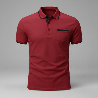 Elegant Long Sleeve Polo | Men's Casual Shirt