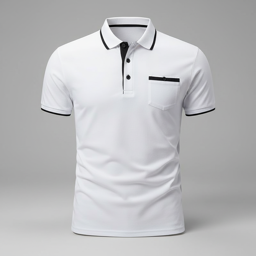 Elegant Long Sleeve Polo | Men's Casual Shirt