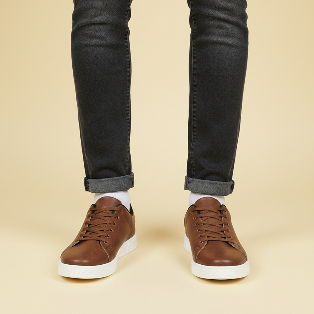 Men's Lace-Up Low-Top Sneakers | Casual Men's Trainers
