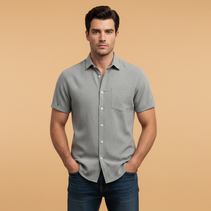 Men's Casual Summer Shirt | Comfortable Loose-Fit T-Shirt