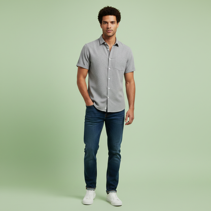 Men's Casual Summer Shirt | Comfortable Loose-Fit T-Shirt