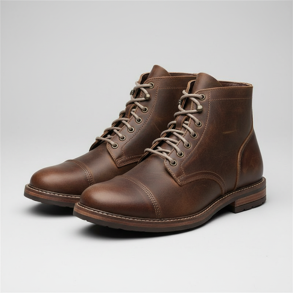 Men's Lace-Up Work Boots | Durable Ankle Design