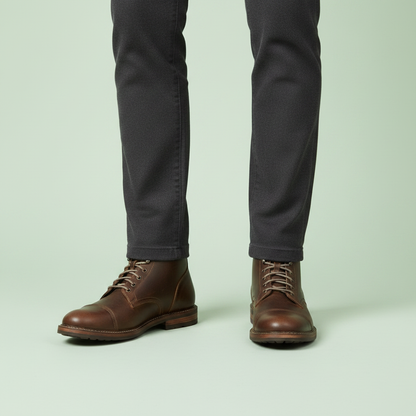 Men's Lace-Up Work Boots | Durable Ankle Design