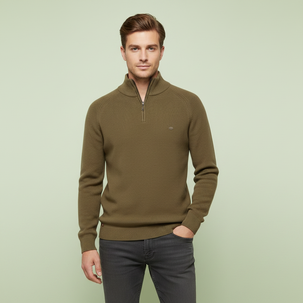 Men's Half-Zip Jumper | Stylish Knitwear for Men