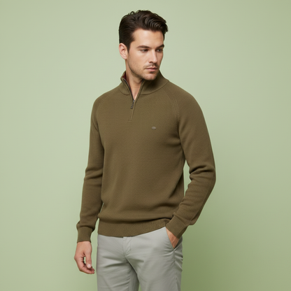 Men's Half-Zip Jumper | Stylish Knitwear for Men