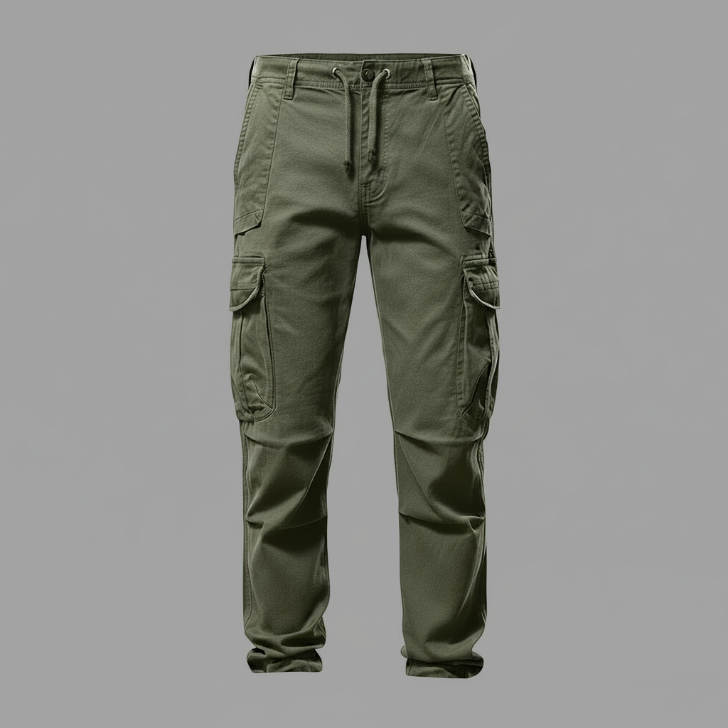 Men's Tactical Cargo Pants | Black Cargo Trousers for Outdoor Use