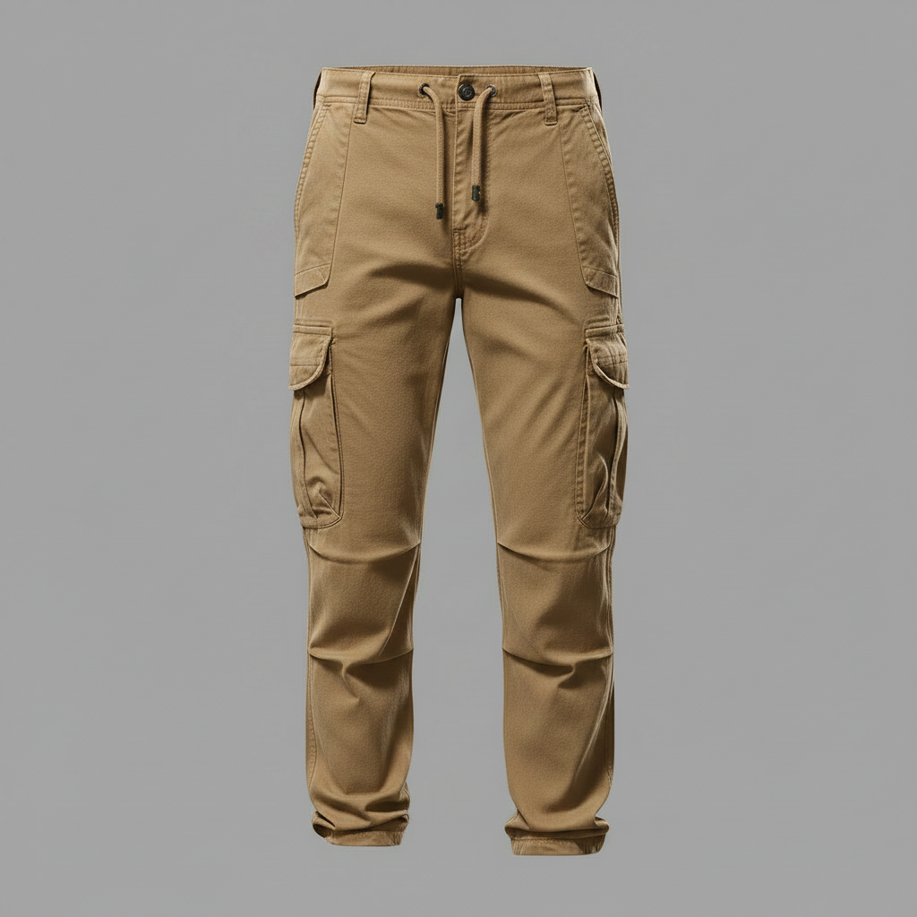 Men's Tactical Cargo Pants | Black Cargo Trousers for Outdoor Use