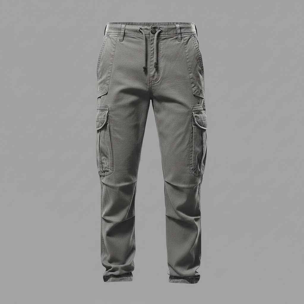 Men's Tactical Cargo Pants | Black Cargo Trousers for Outdoor Use