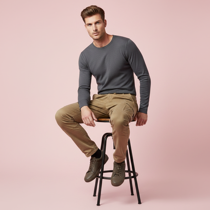 Men's Tactical Cargo Pants | Black Cargo Trousers for Outdoor Use
