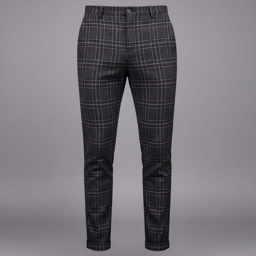 Sasha Checked Chino Pants | Men's Pants