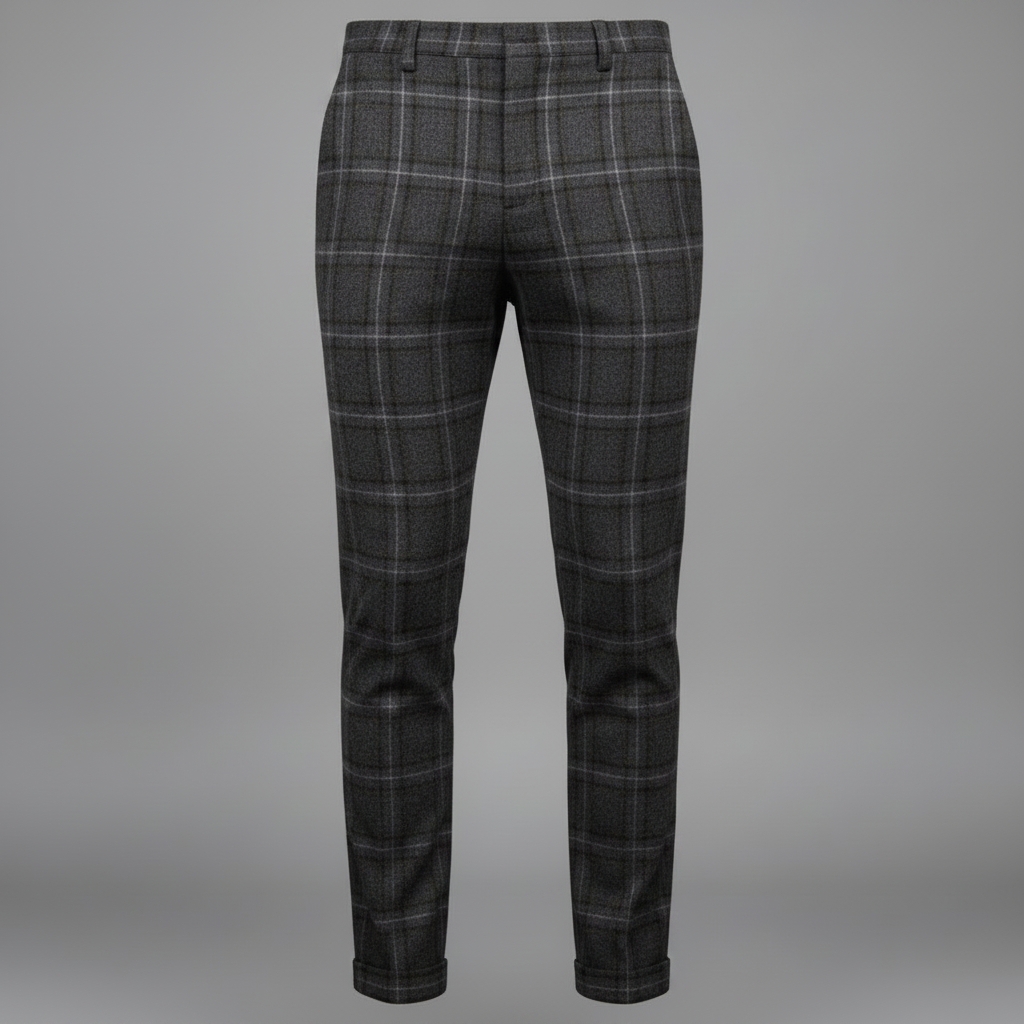 Sasha Checked Chino Pants | Men's Pants