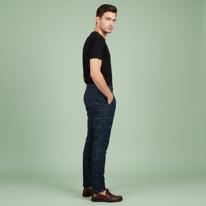 Sasha Checked Chino Pants | Men's Pants