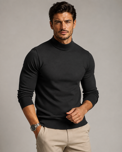 Men's Casual Everyday Knit Sweater with Contemporary Design