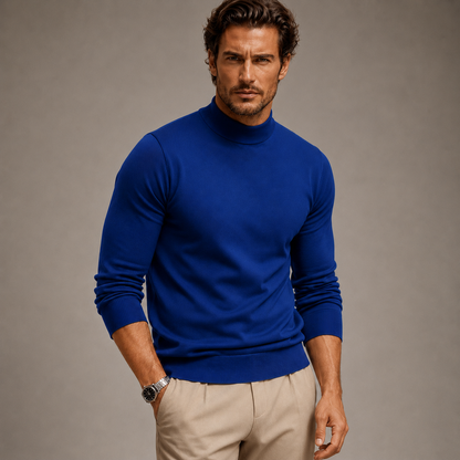 Men's Casual Everyday Knit Sweater with Contemporary Design