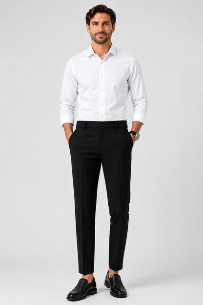 Men's Slim Fit Stretch Dress Trousers