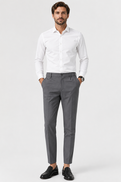 Men's Slim Fit Stretch Dress Trousers