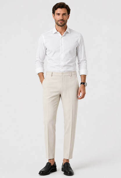 Men's Slim Fit Stretch Dress Trousers