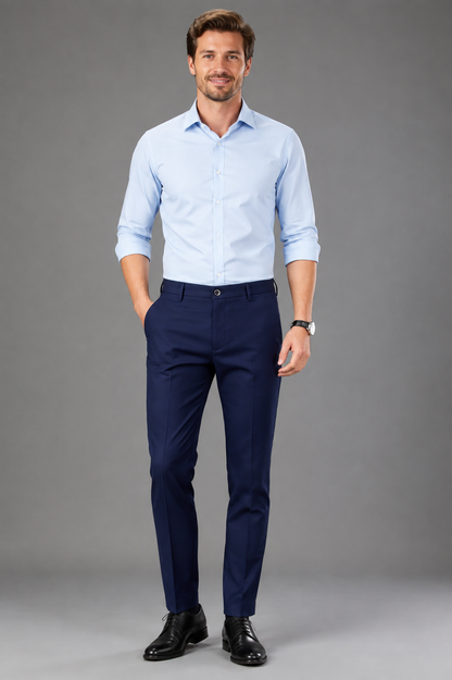 Men's Tailored Formal Trousers – Classic Fit