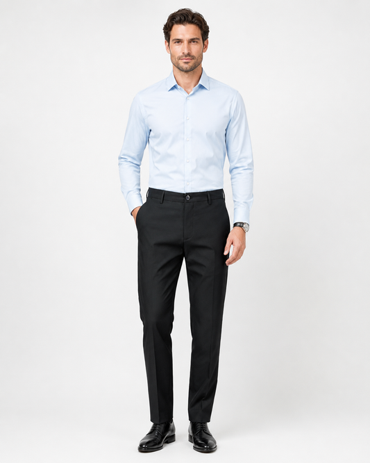 Men's Tailored Formal Trousers – Classic Fit