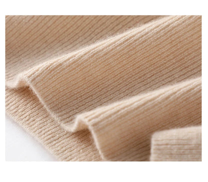 Men's Winter Cashmere Half-Zip Pullover Sweater – Folded cashmere half-zip pullovers stacked in three colors