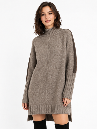 Women's Cashmere-Blend Striped Sweater Dress