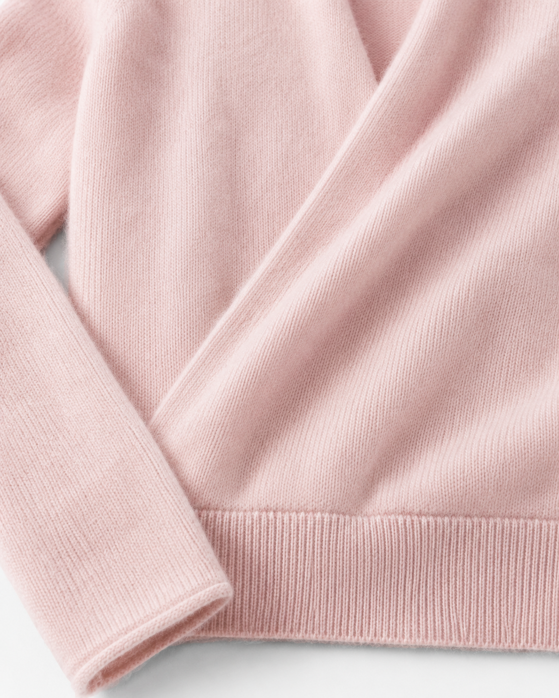 Women's Cashmere Crossover Collar Sweater