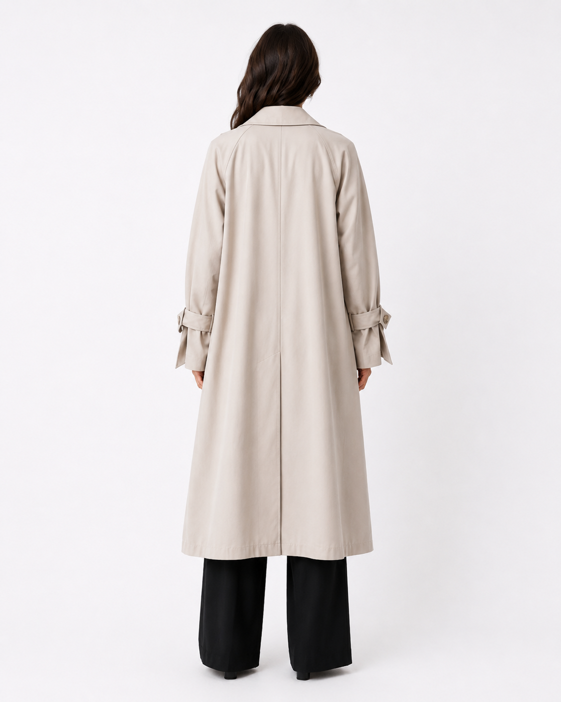 Women's Classic Double-Breasted Waterproof Trench Coat