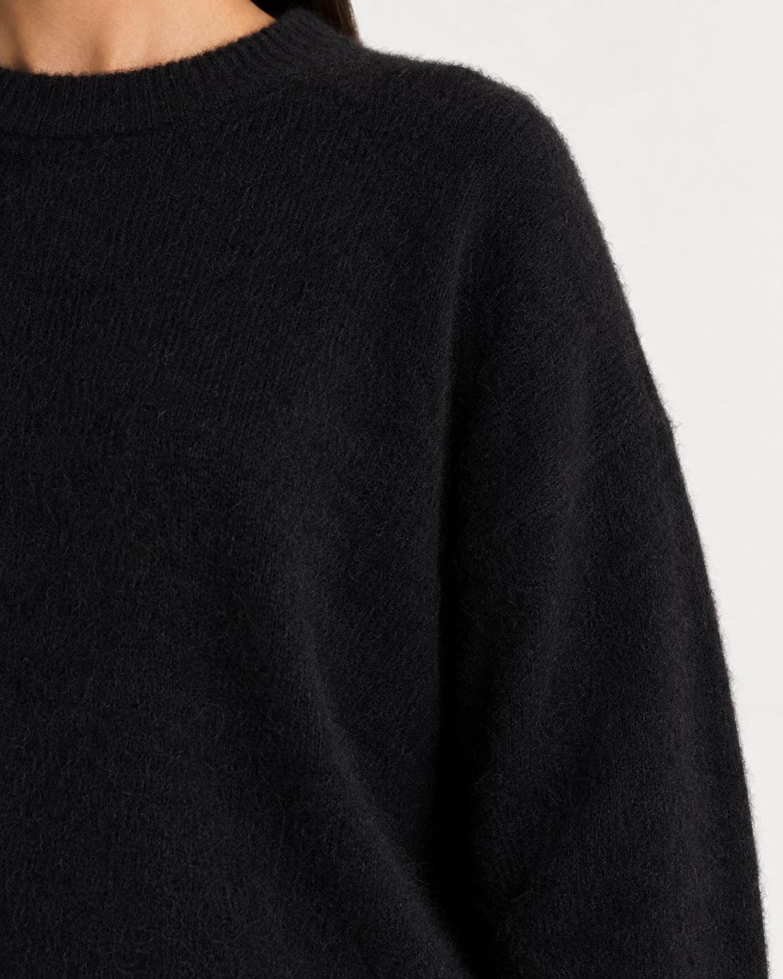 Women's Merino Wool Relaxed-Fit Knit Sweater