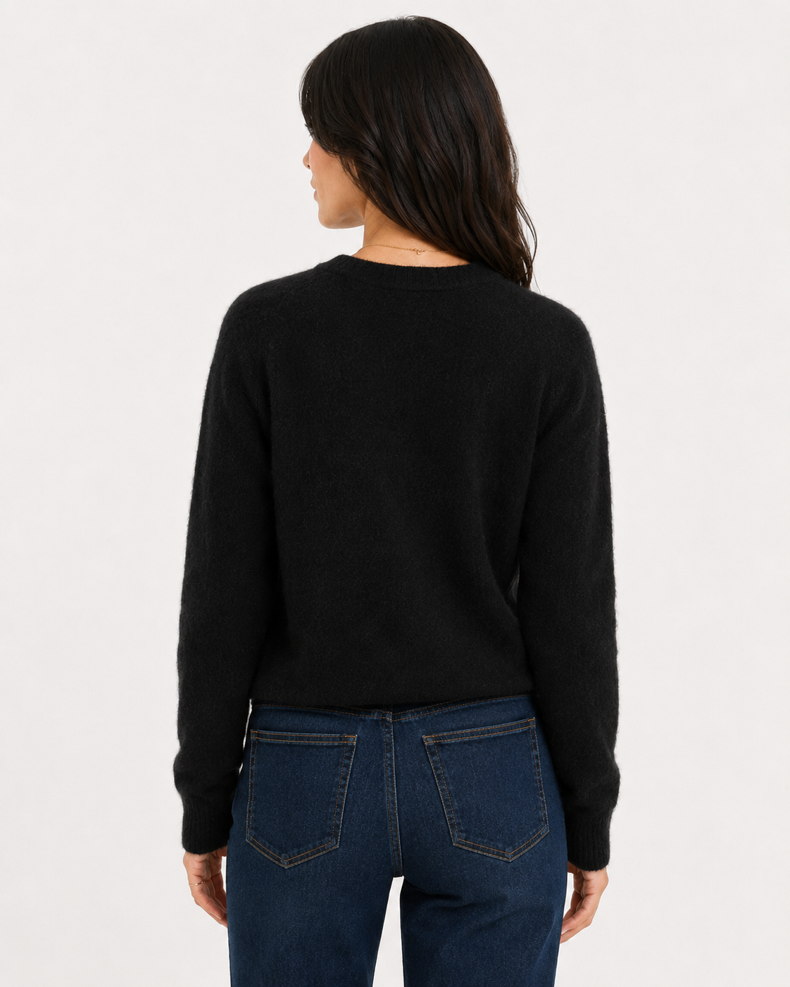 Women's Merino Wool Relaxed-Fit Knit Sweater