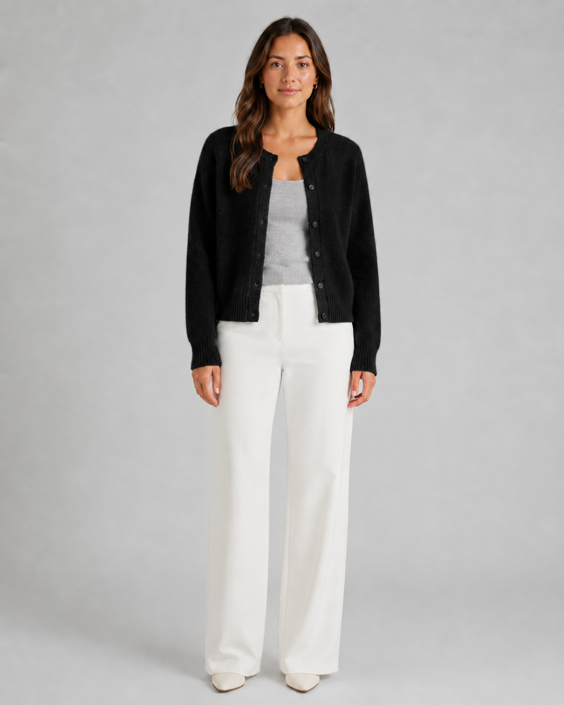 Women's Soft Knit Button-Front Cardigan
