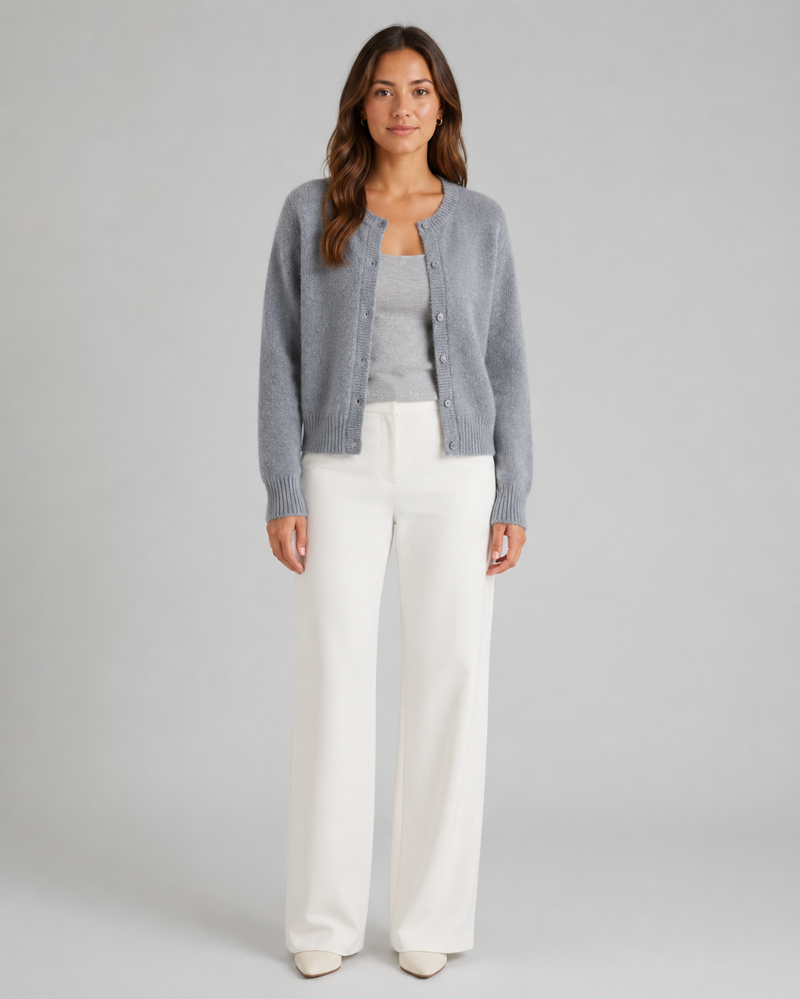 Women's Soft Knit Button-Front Cardigan