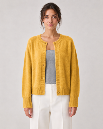 Women's Soft Knit Button-Front Cardigan