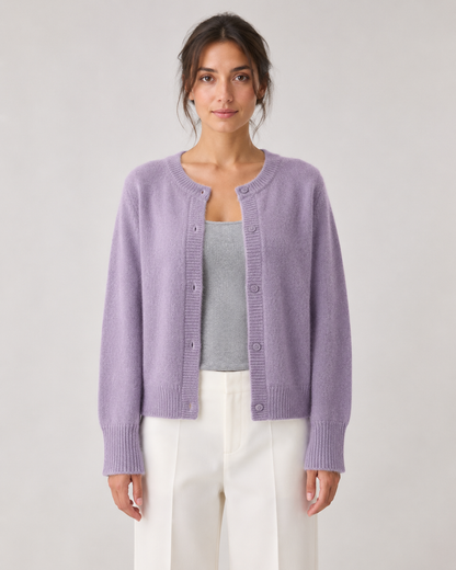 Women's Soft Knit Button-Front Cardigan