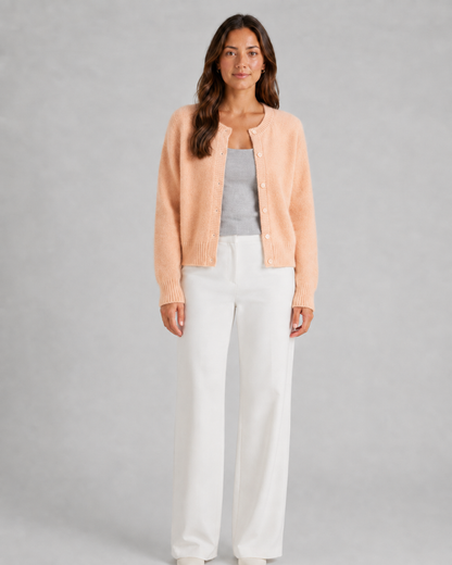 Women's Soft Knit Button-Front Cardigan