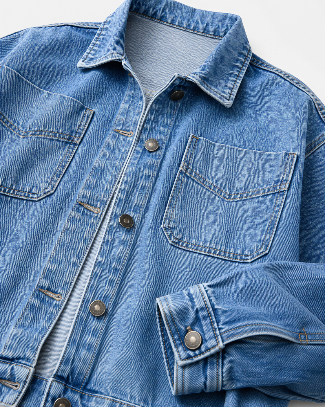 Women's Washed Denim Oversized Jacket