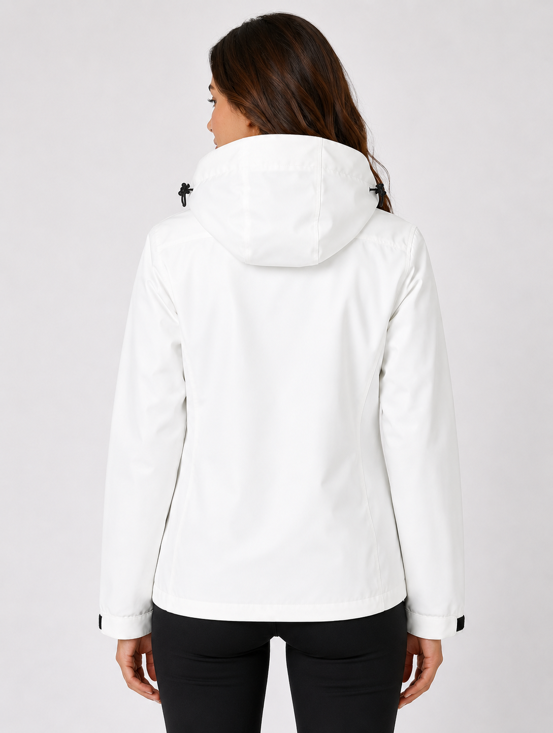 Women's Waterproof Jacket with Removable Hood